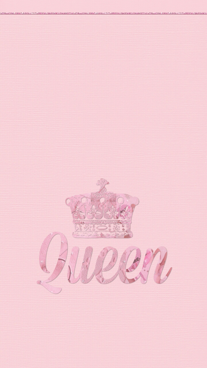 Pink background - queen