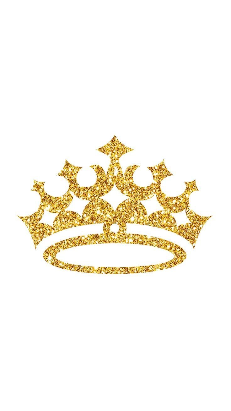 Golden Glitter Queen Crown