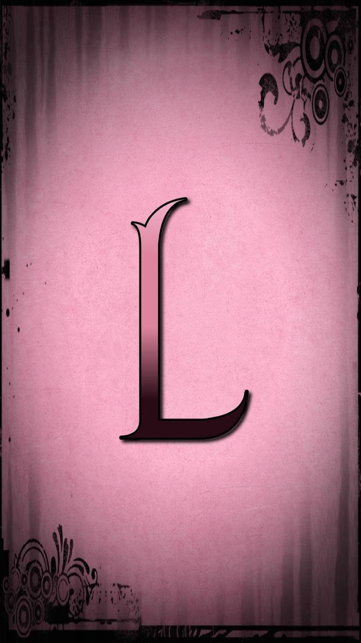 Letter L Pink