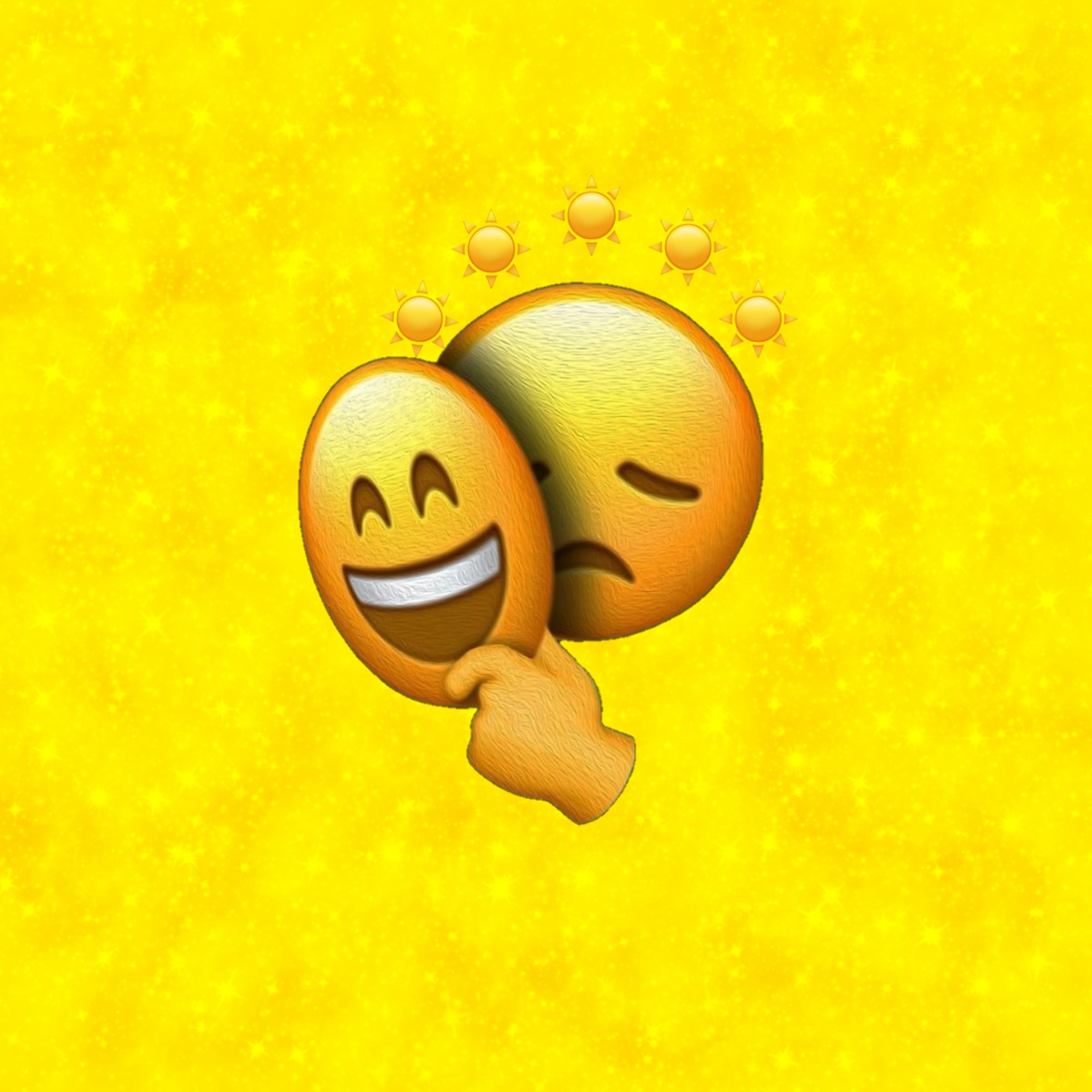Fake Smile - Emoji With Sun