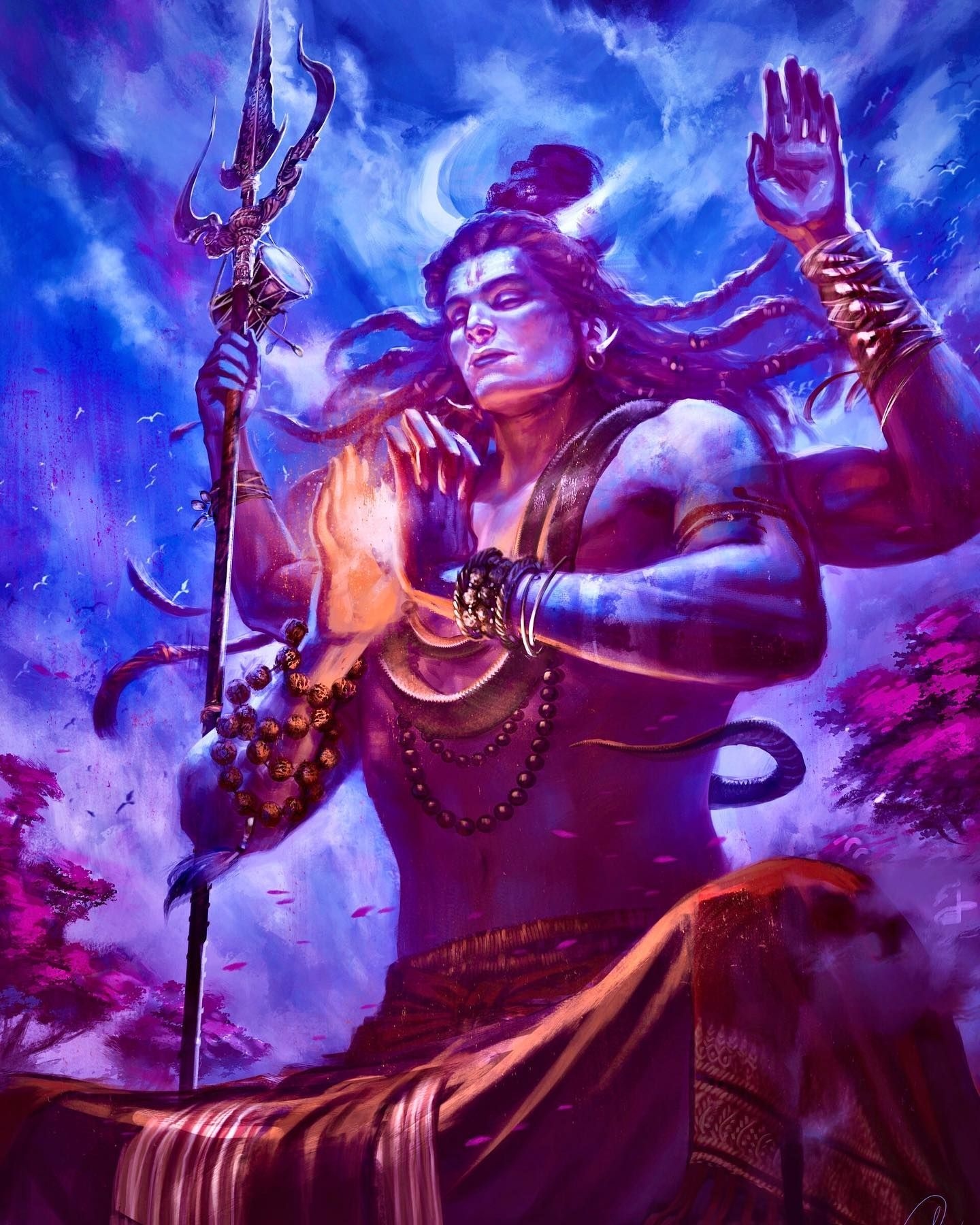 Rudra Shiva - Sky Background