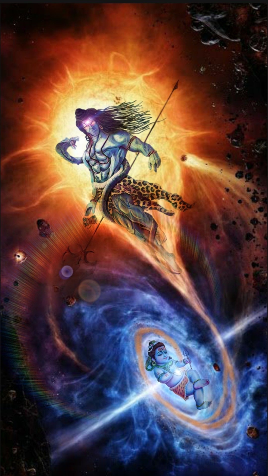 Rudra Shiva - Fire Theme - Background