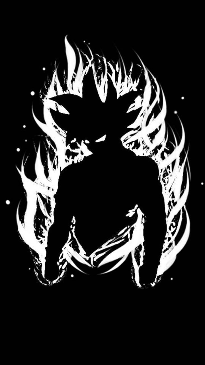 Goku silhouette