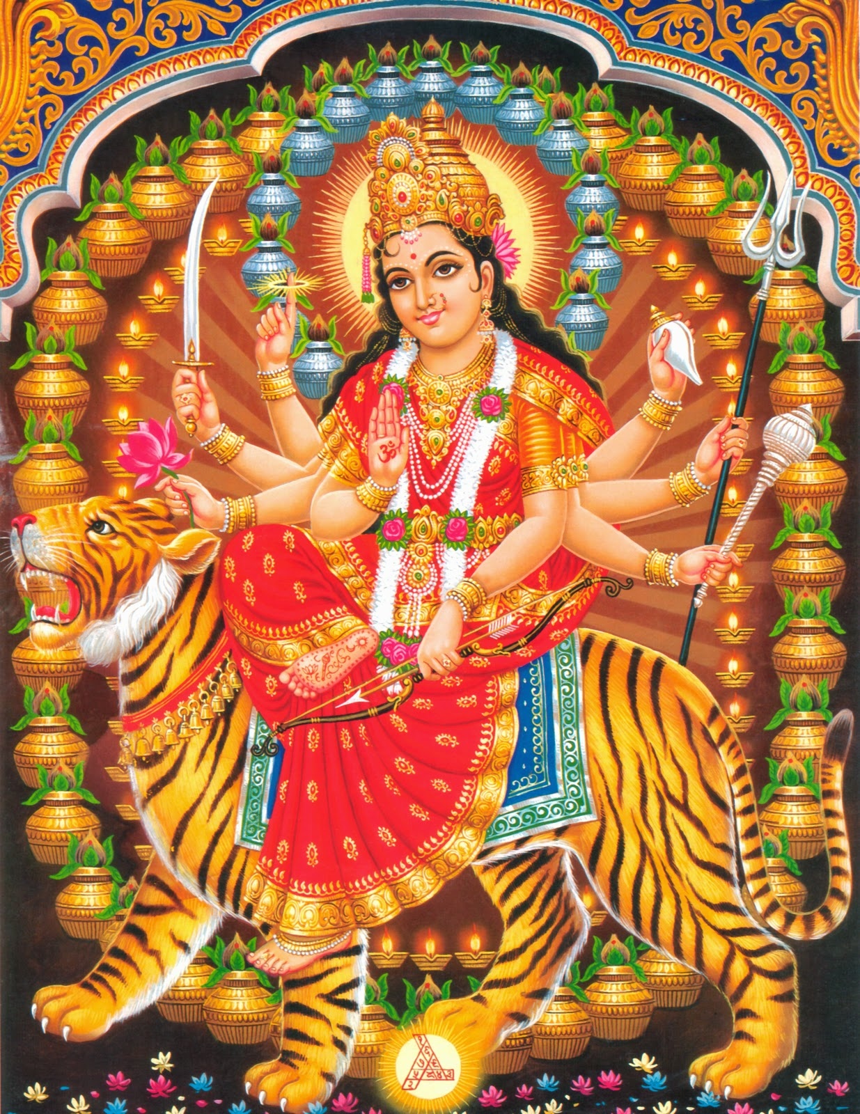 Maa Durga Ki Photo.Sherawali Mata.Durga Mataji