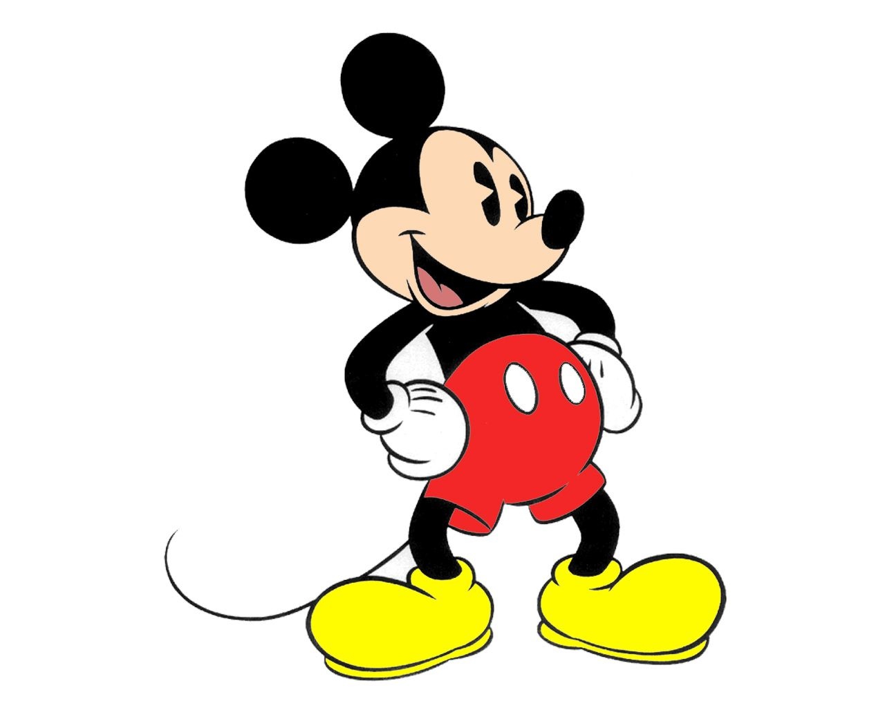 Mickey Mouse Standing Pose