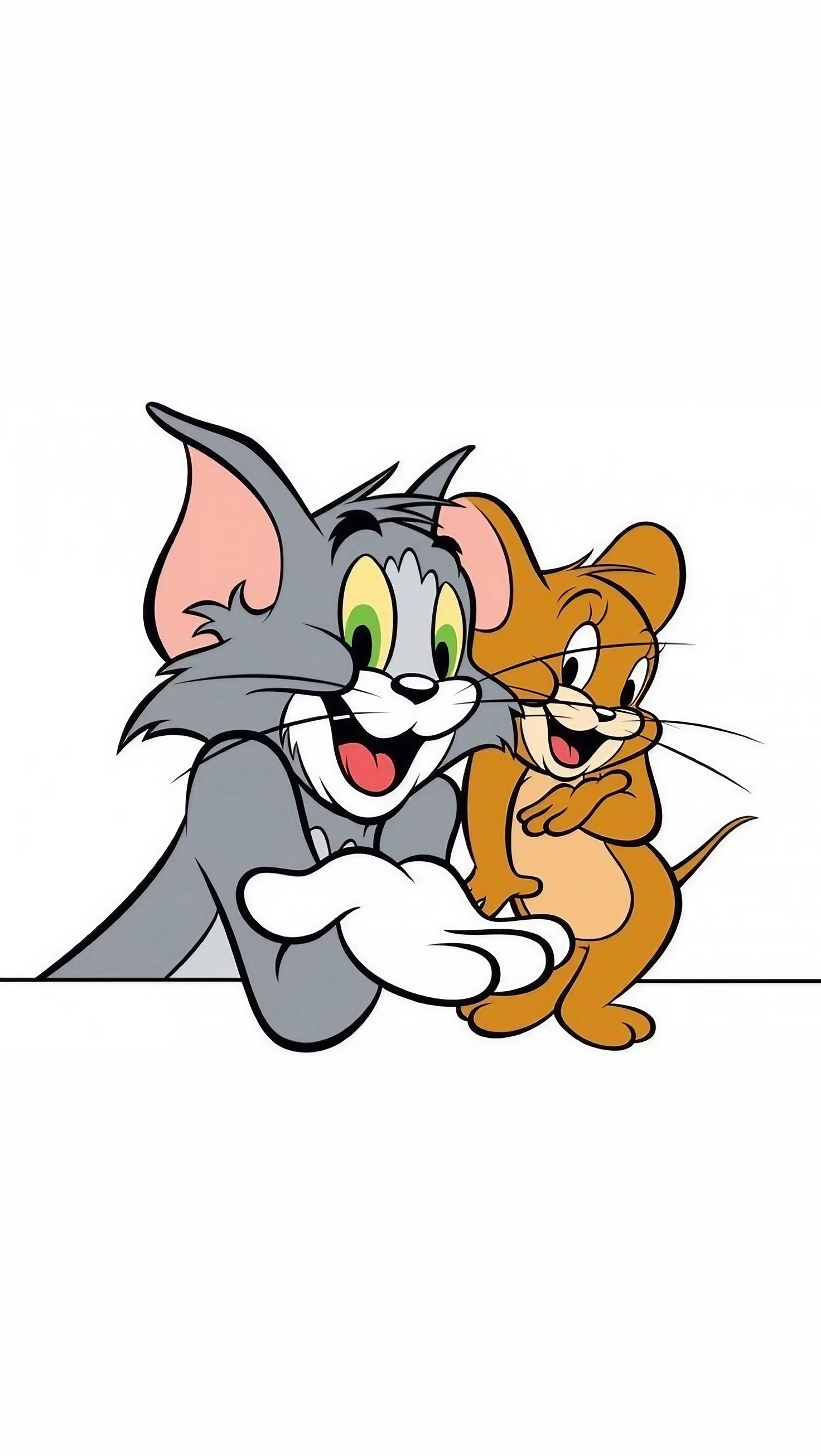 Tom And Jerry Hd - White Background
