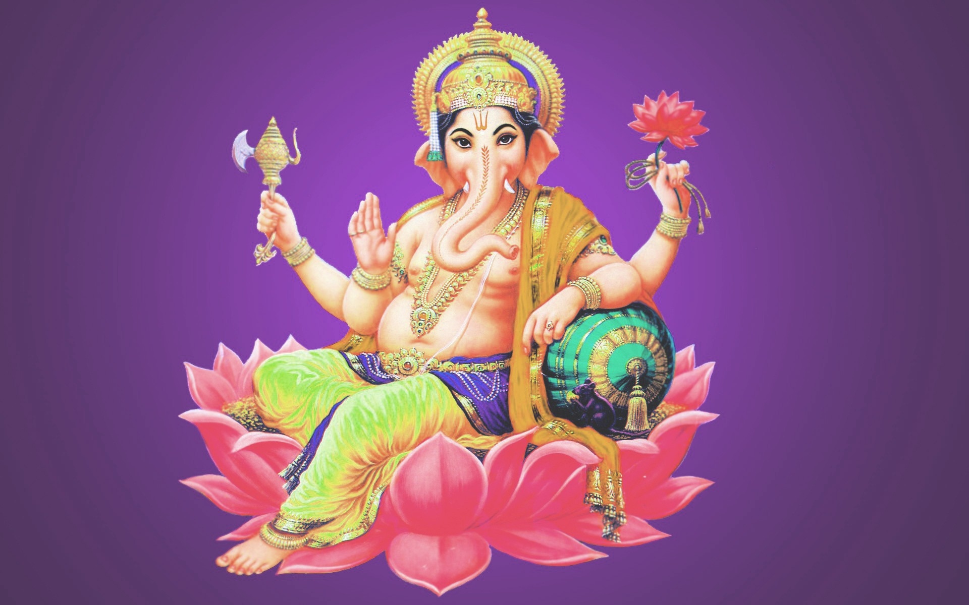 Shri Ganesh - Lotus