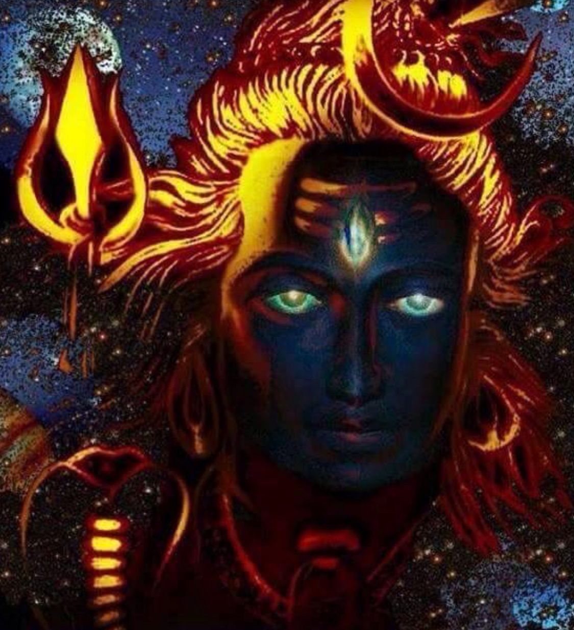 Mahakal Live - Painting - Shiva