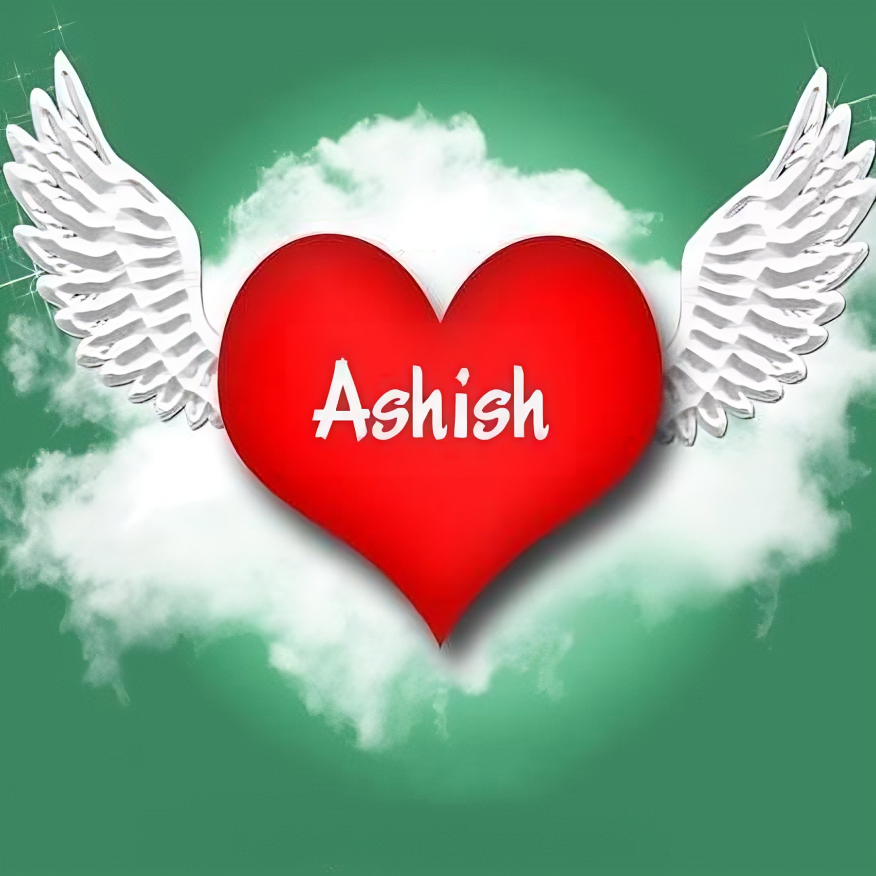 Ashish Name - ashish in heart