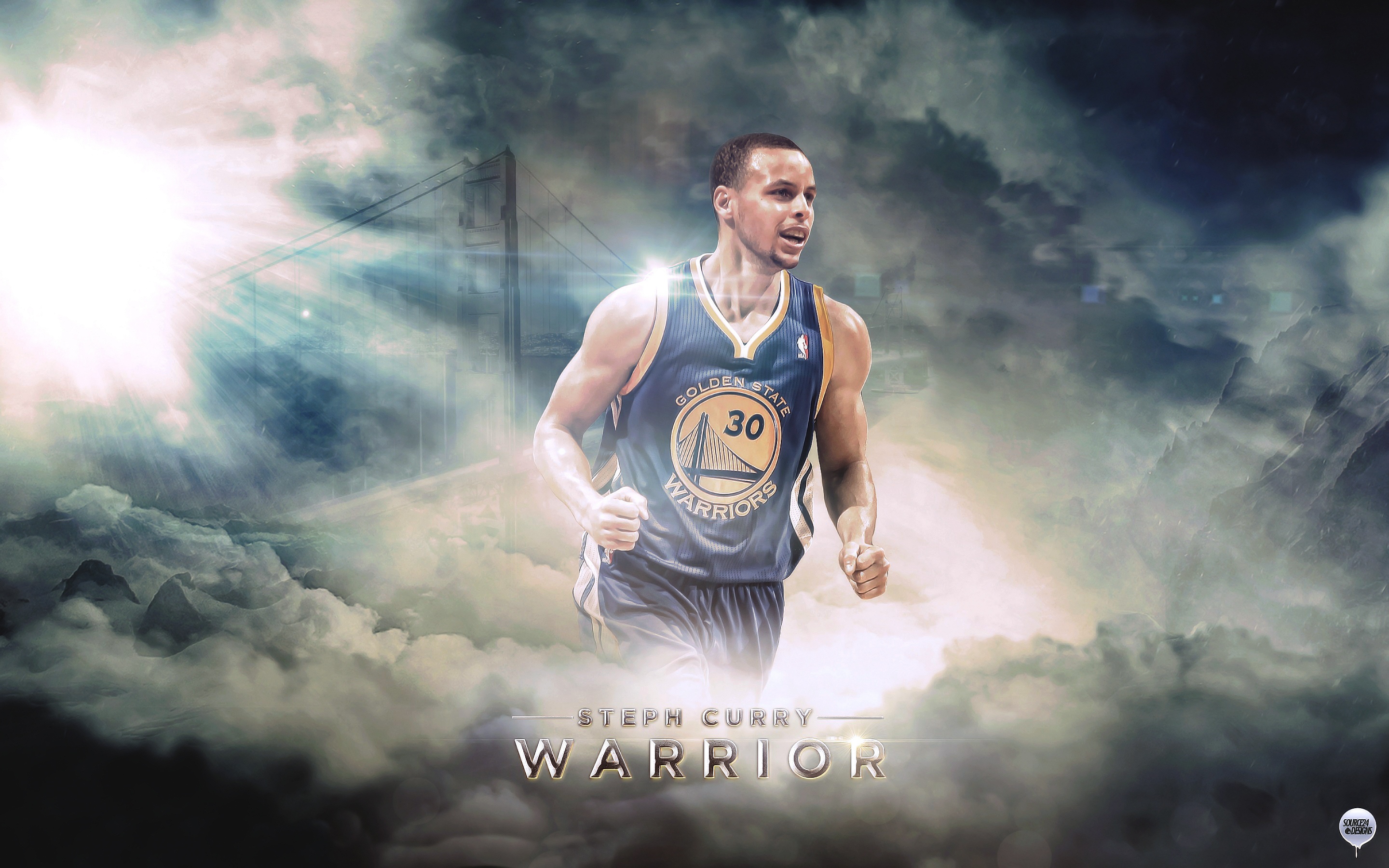 Curry - Warriors - Poster