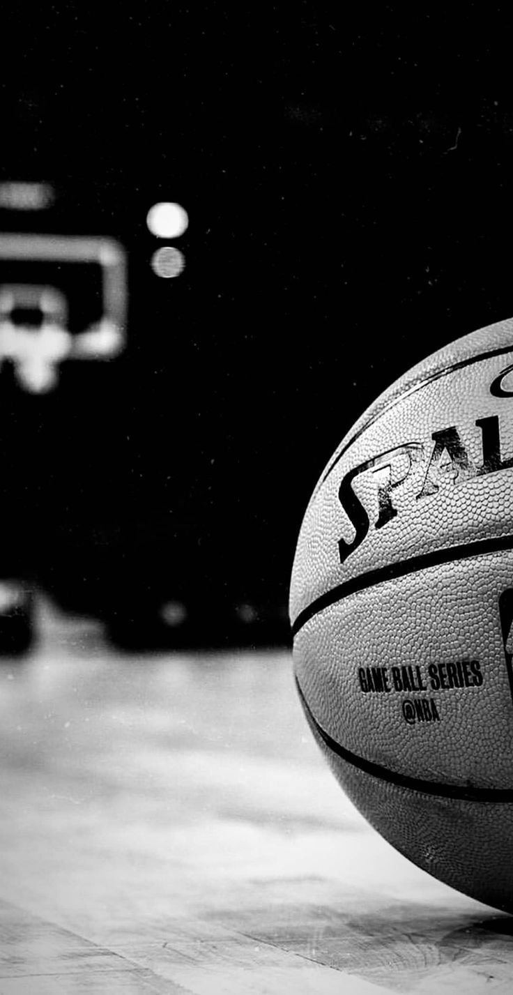 Black and white Basketball Ball