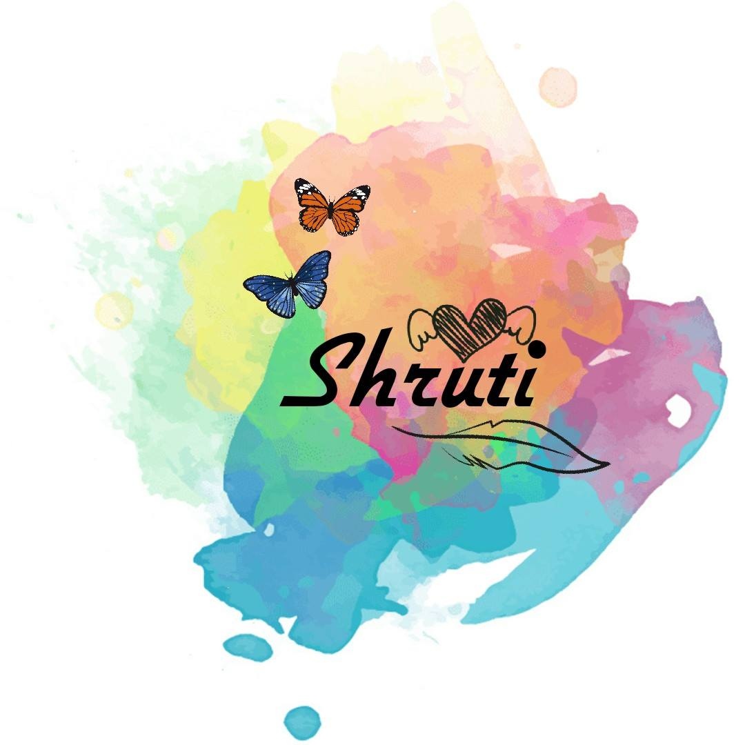 Shruti Name - colour splash