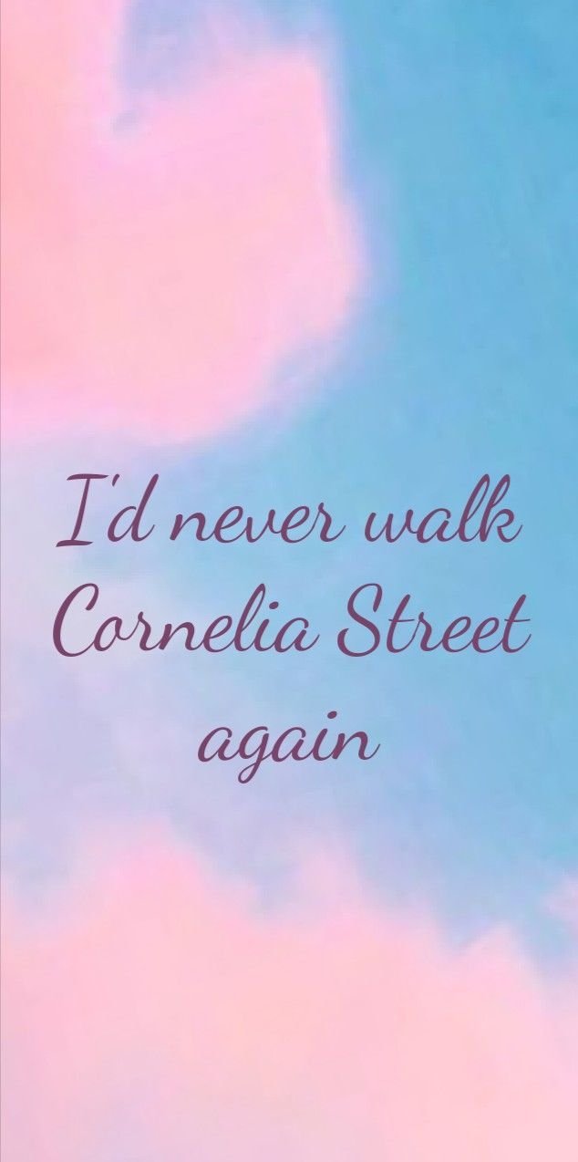 Taylor Swift Cornelia Street