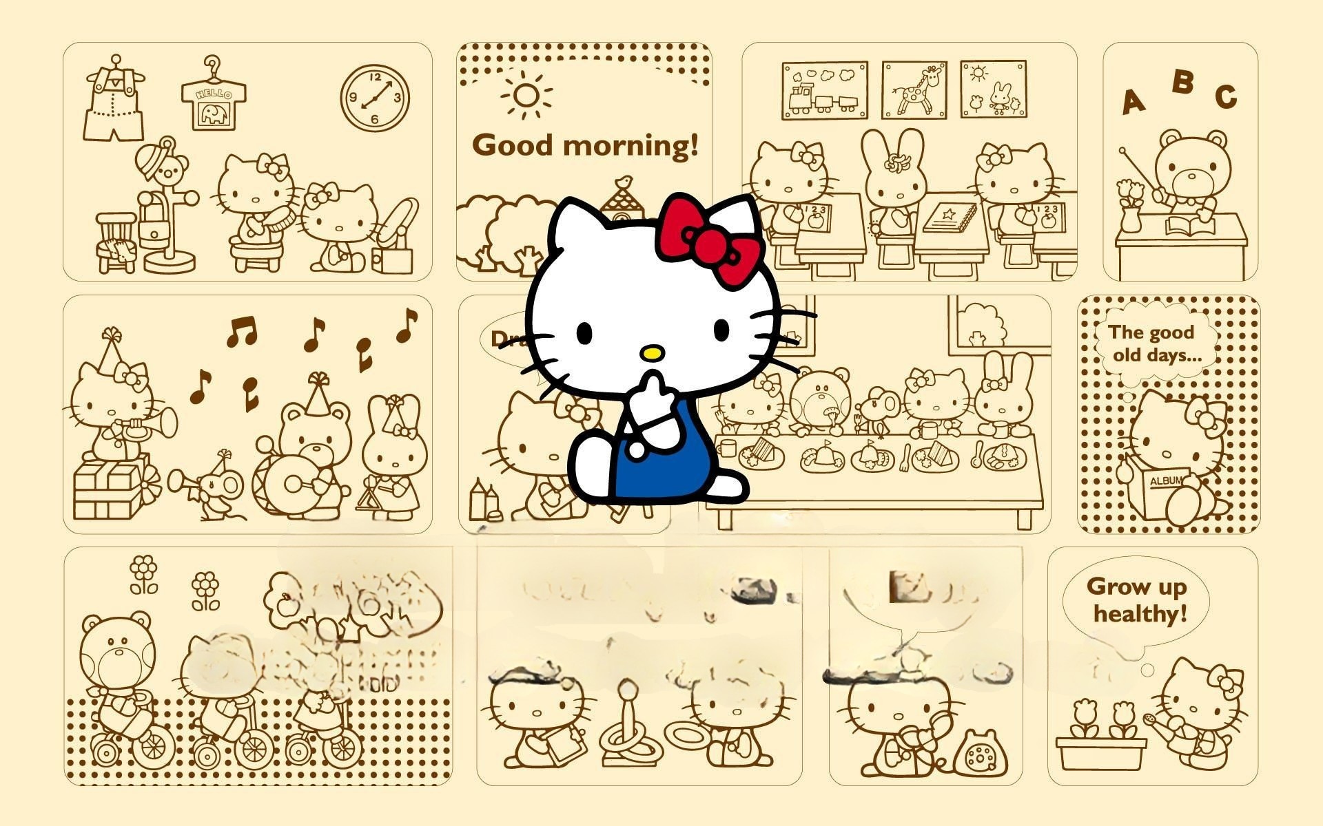 Hello Kitty And Friends - Hello Kitty Background