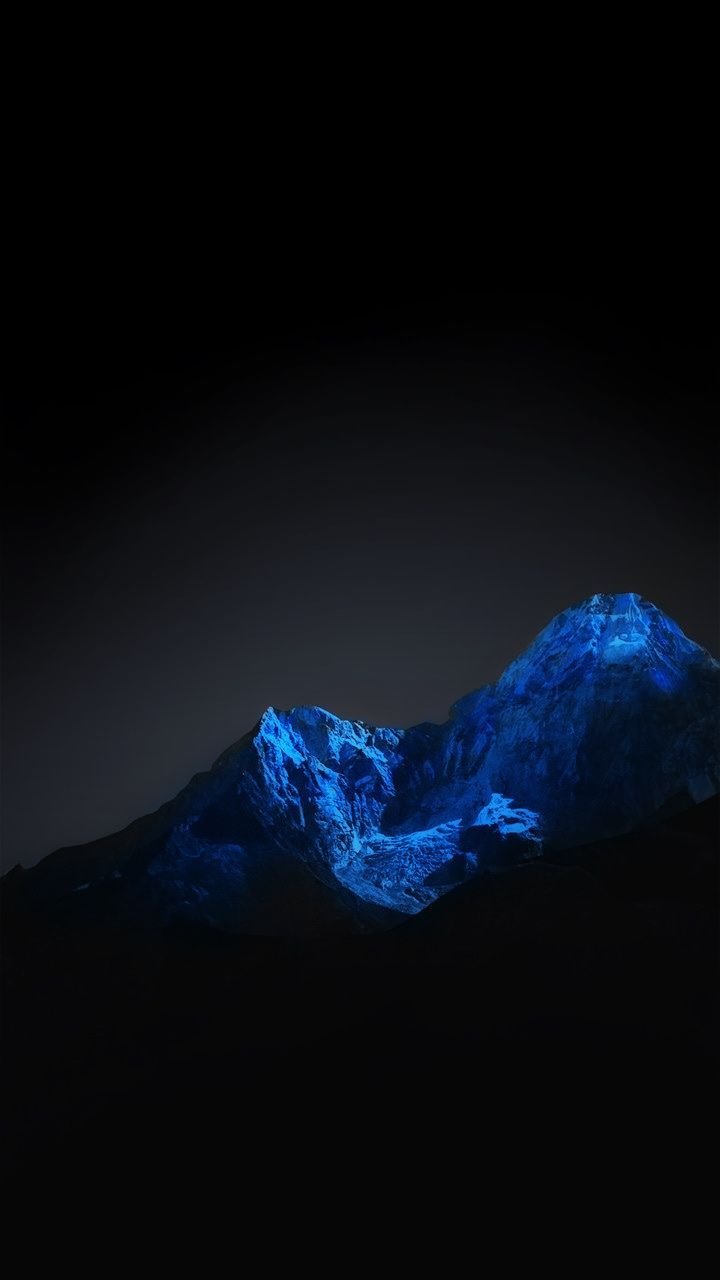Dark Blue Mountain