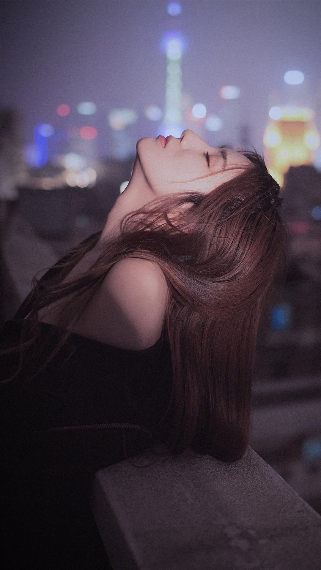 Alone Girl - Blur Background