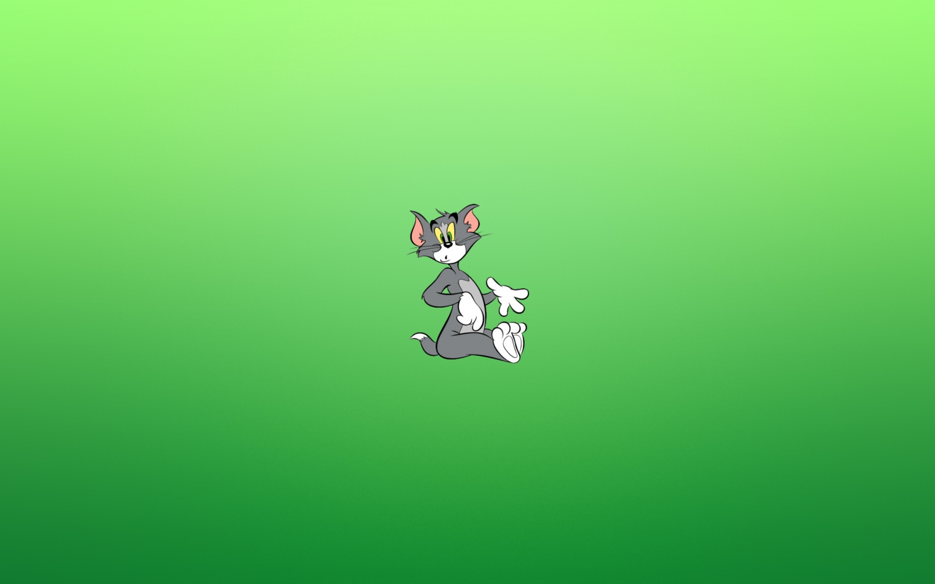 Tom And Jerry - Green Background