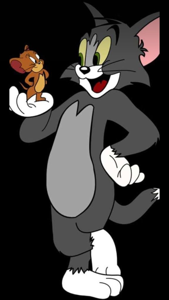 Tom And Jerry - Black Background