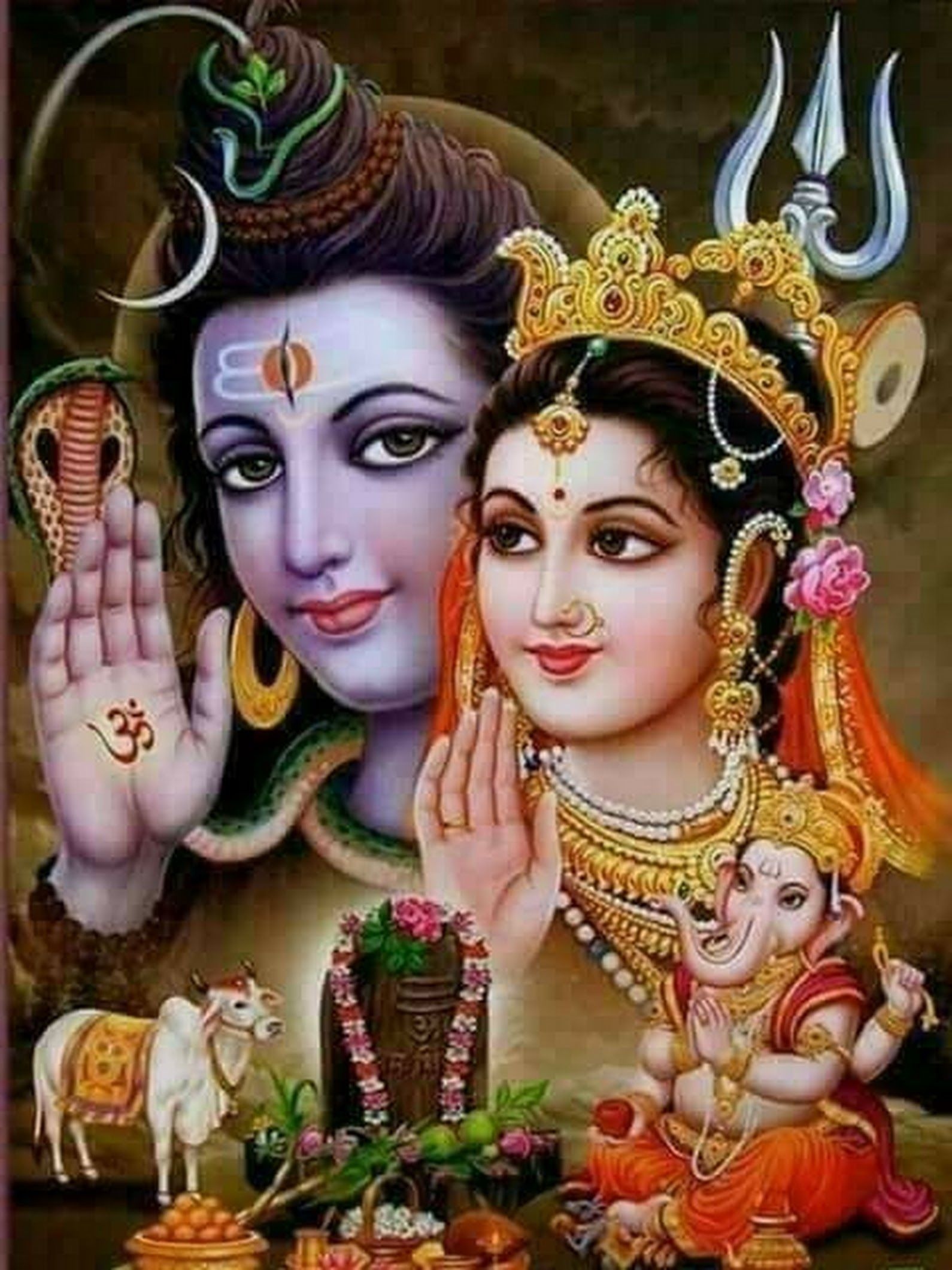 Sivan Images - Shankar Parvati - Hindu God