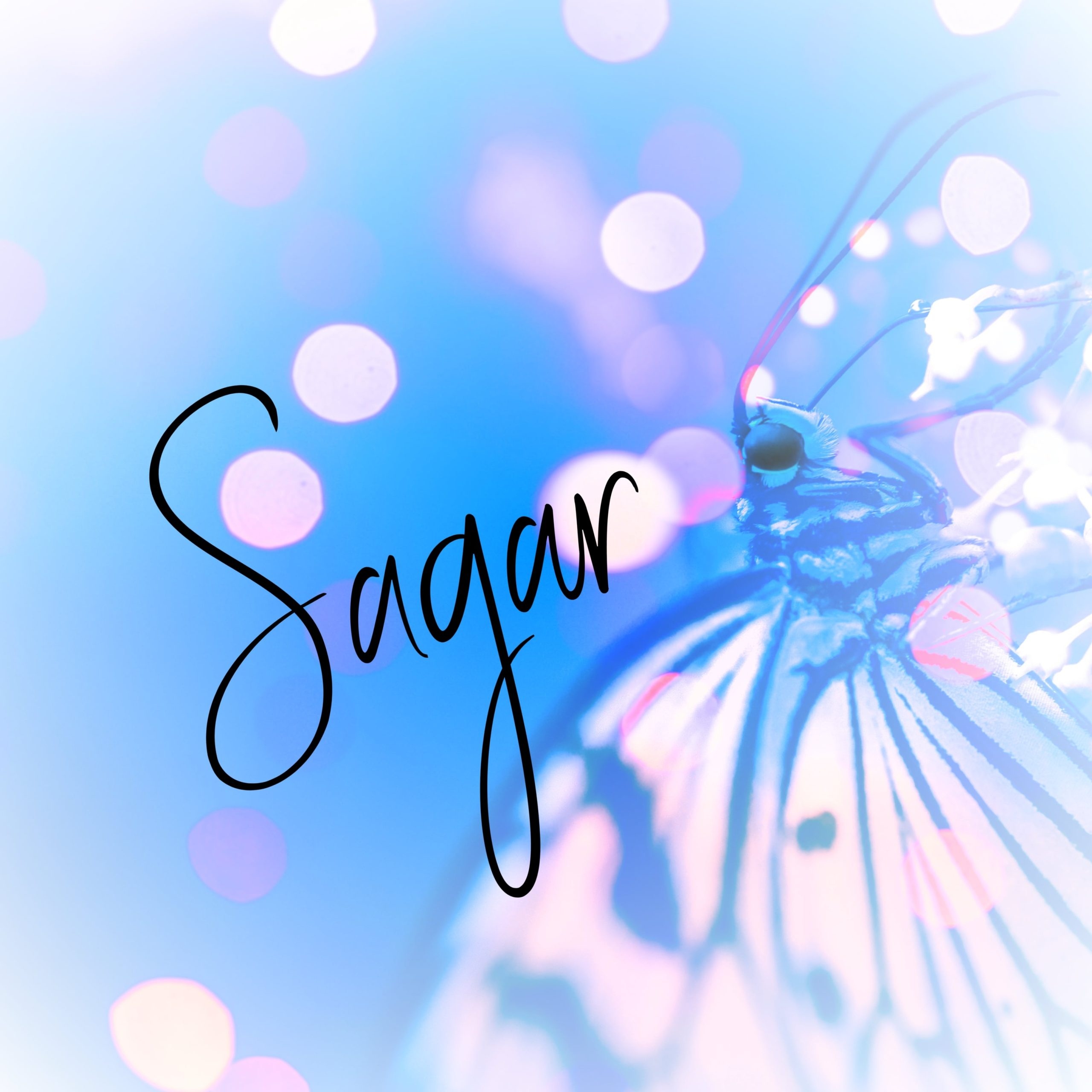 S Name - Sagar - Blue