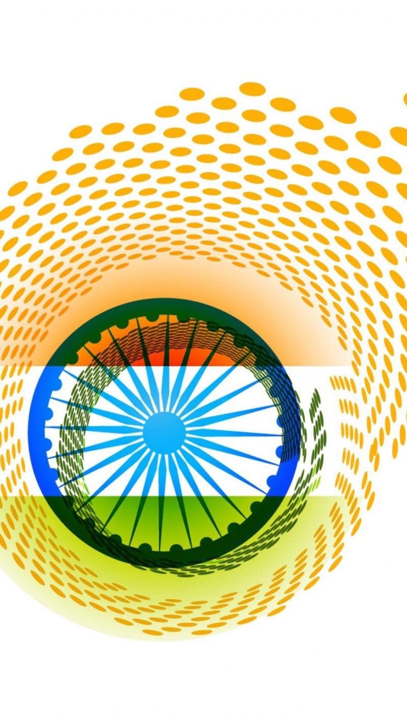 Creative indian flag