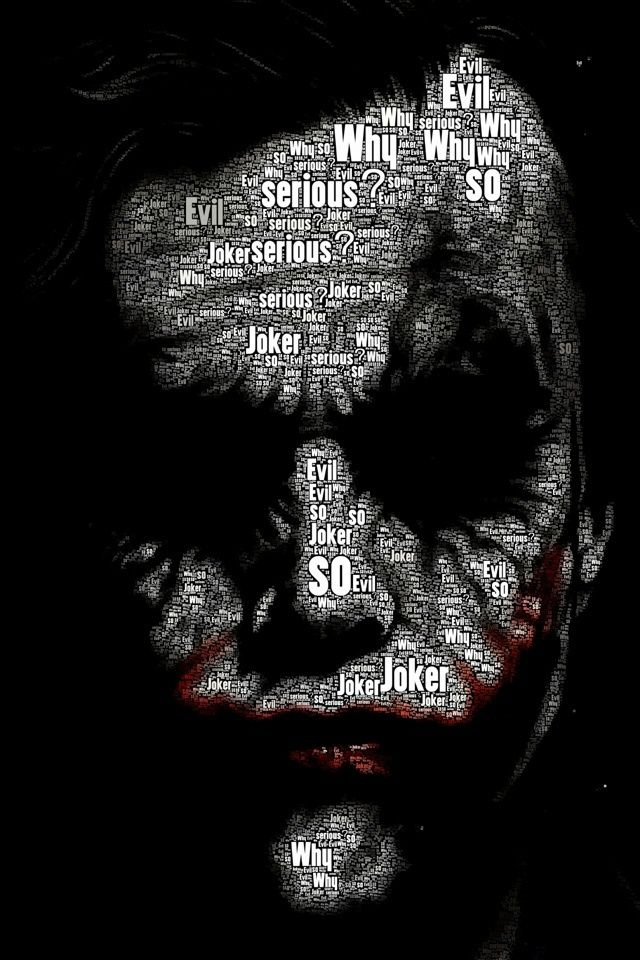 Joker Evil face