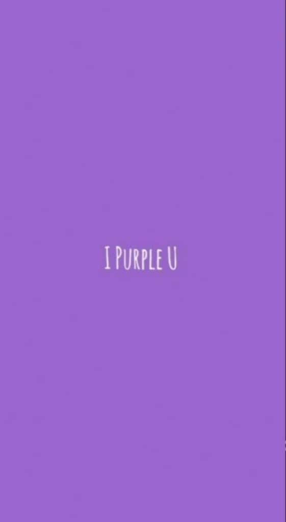 Bts I Purple U