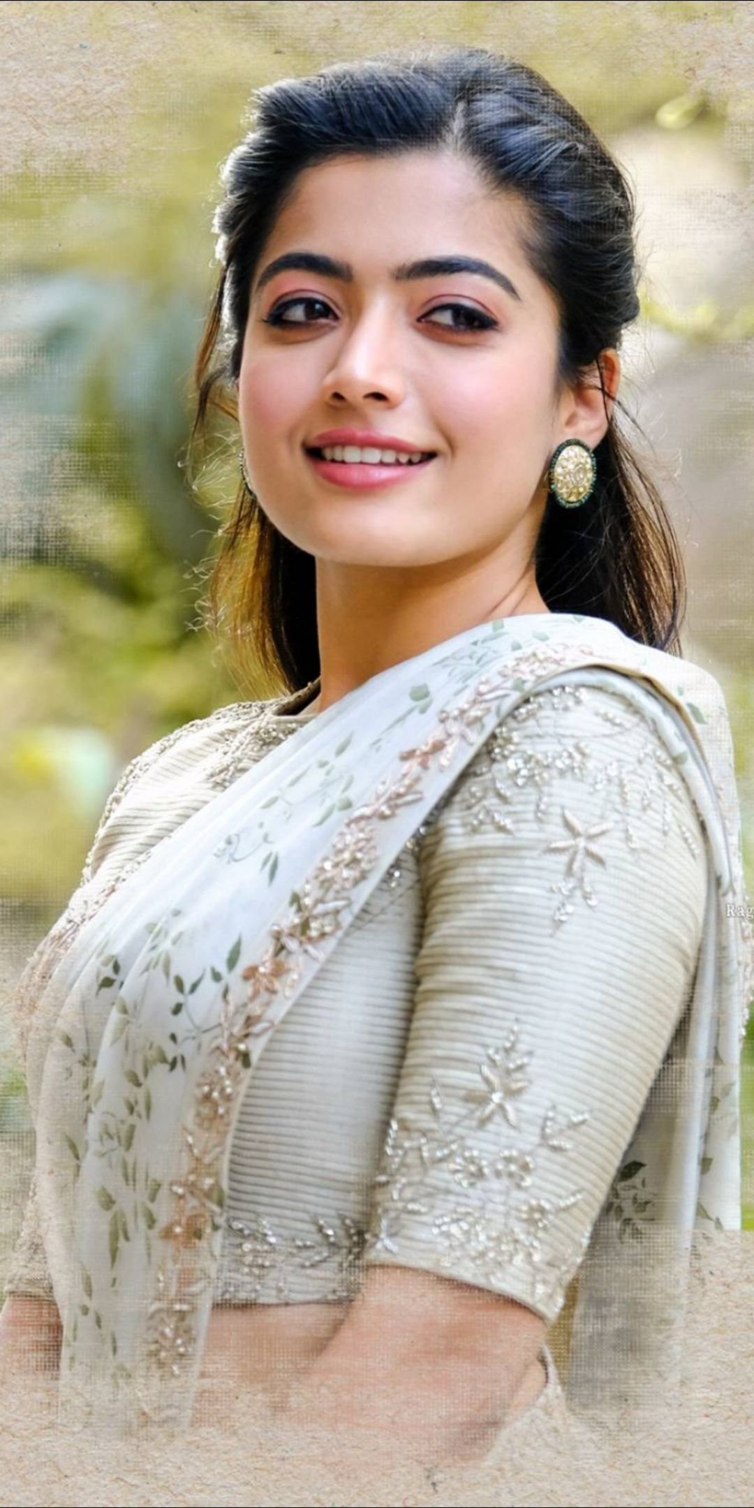 Rashmika Mandanna In Saree Look