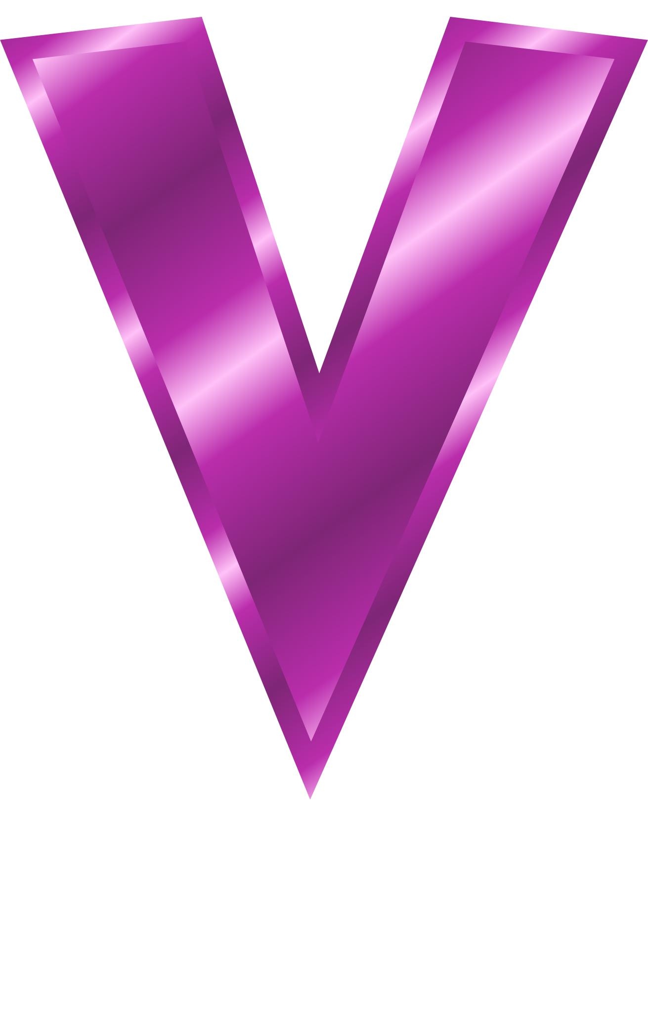 V Letter | Purple Word
