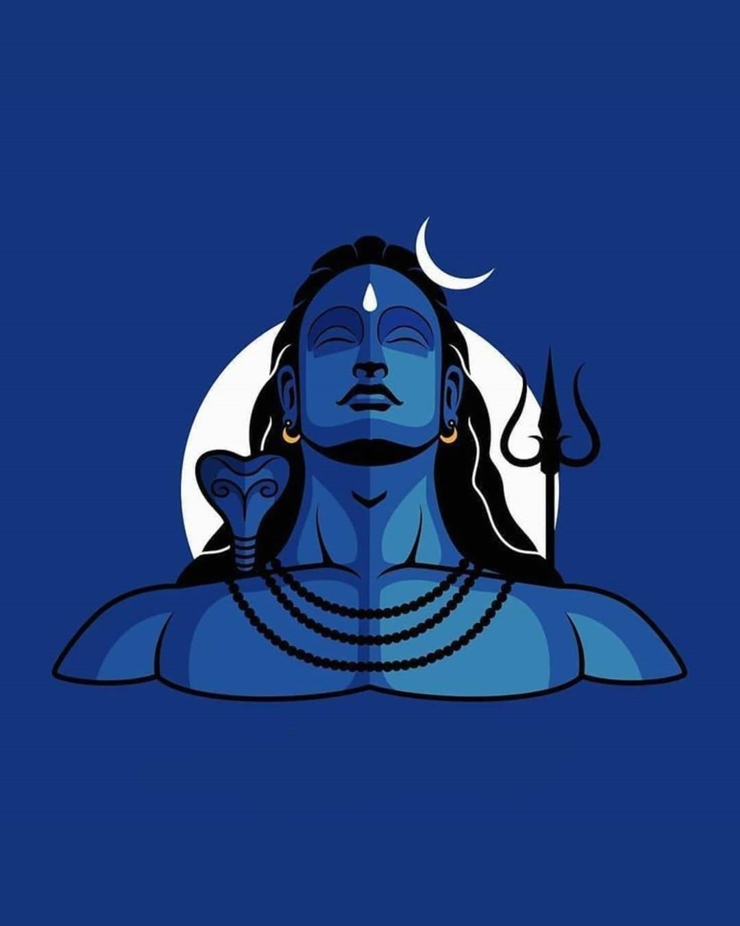 Adiyogi Shiva - vector art
