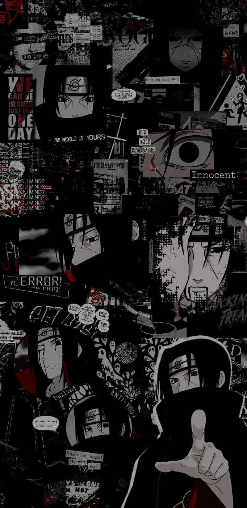 Anime collage aesthetic