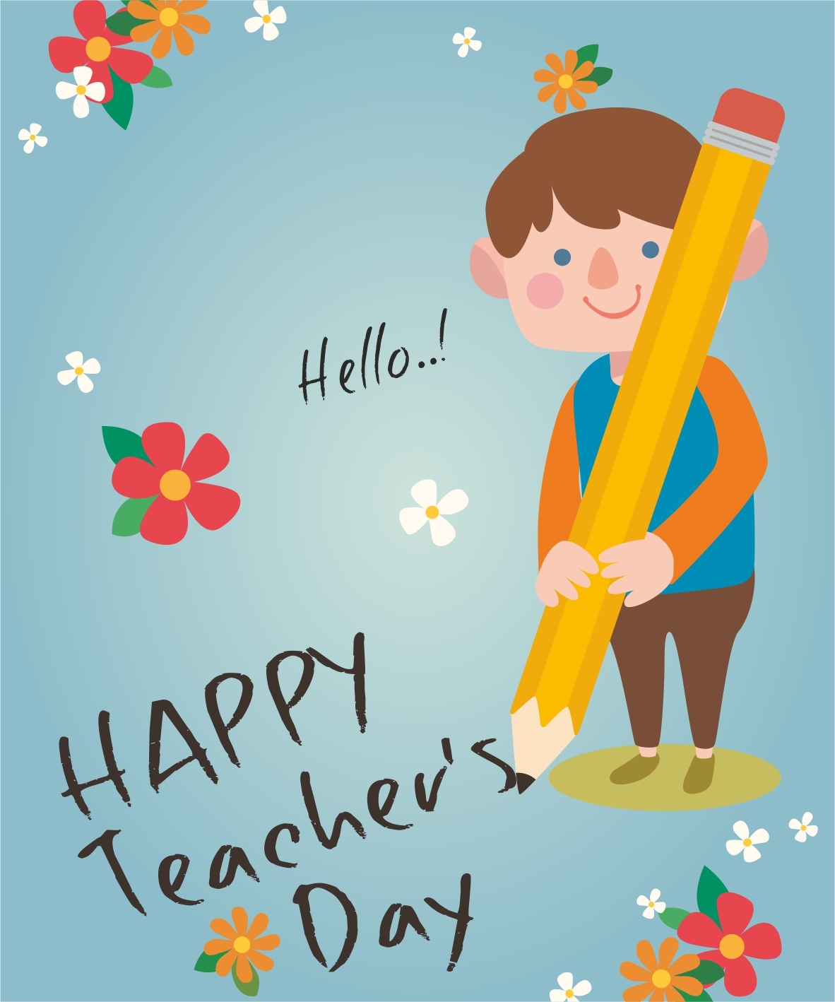 Happy Teachers Day - hello teacher