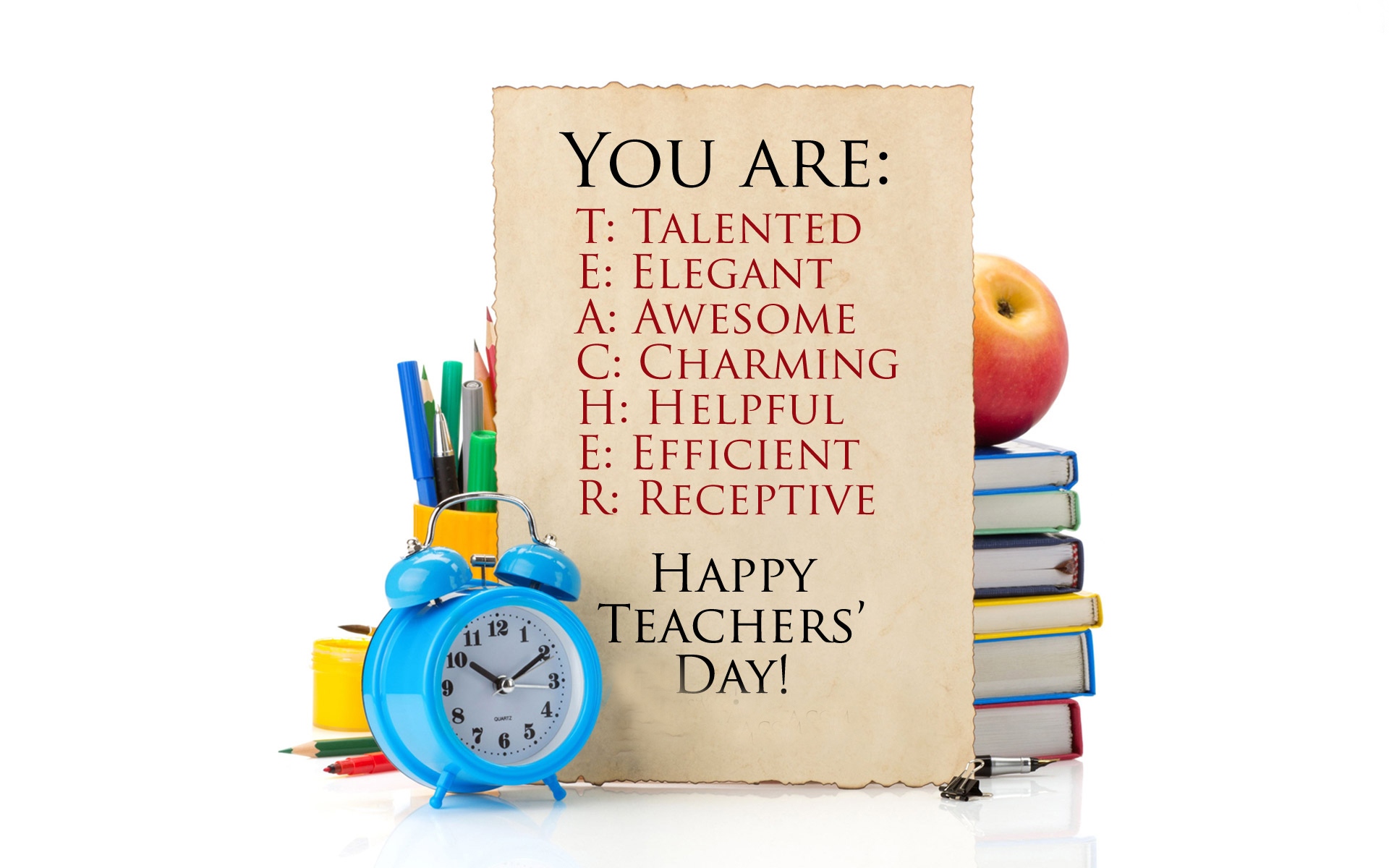 Happy Teachers Day - talented teacher