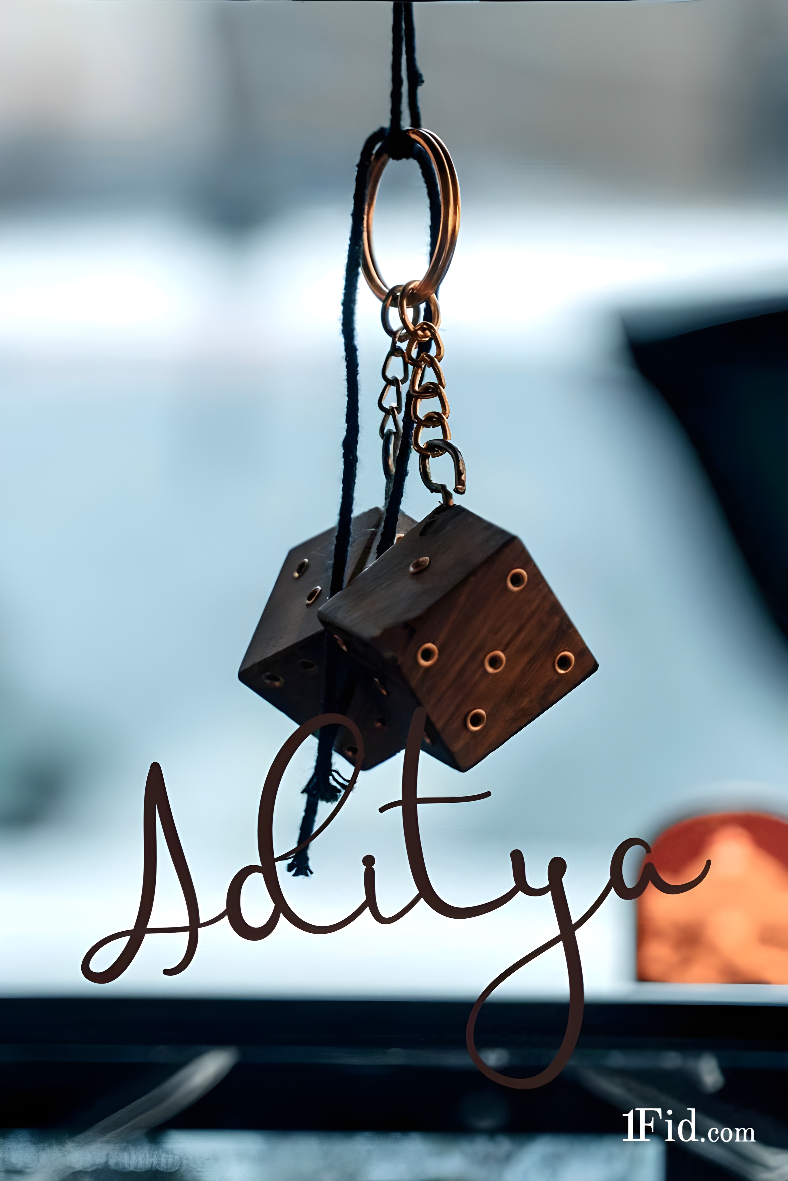 Aditya Name - keychain
