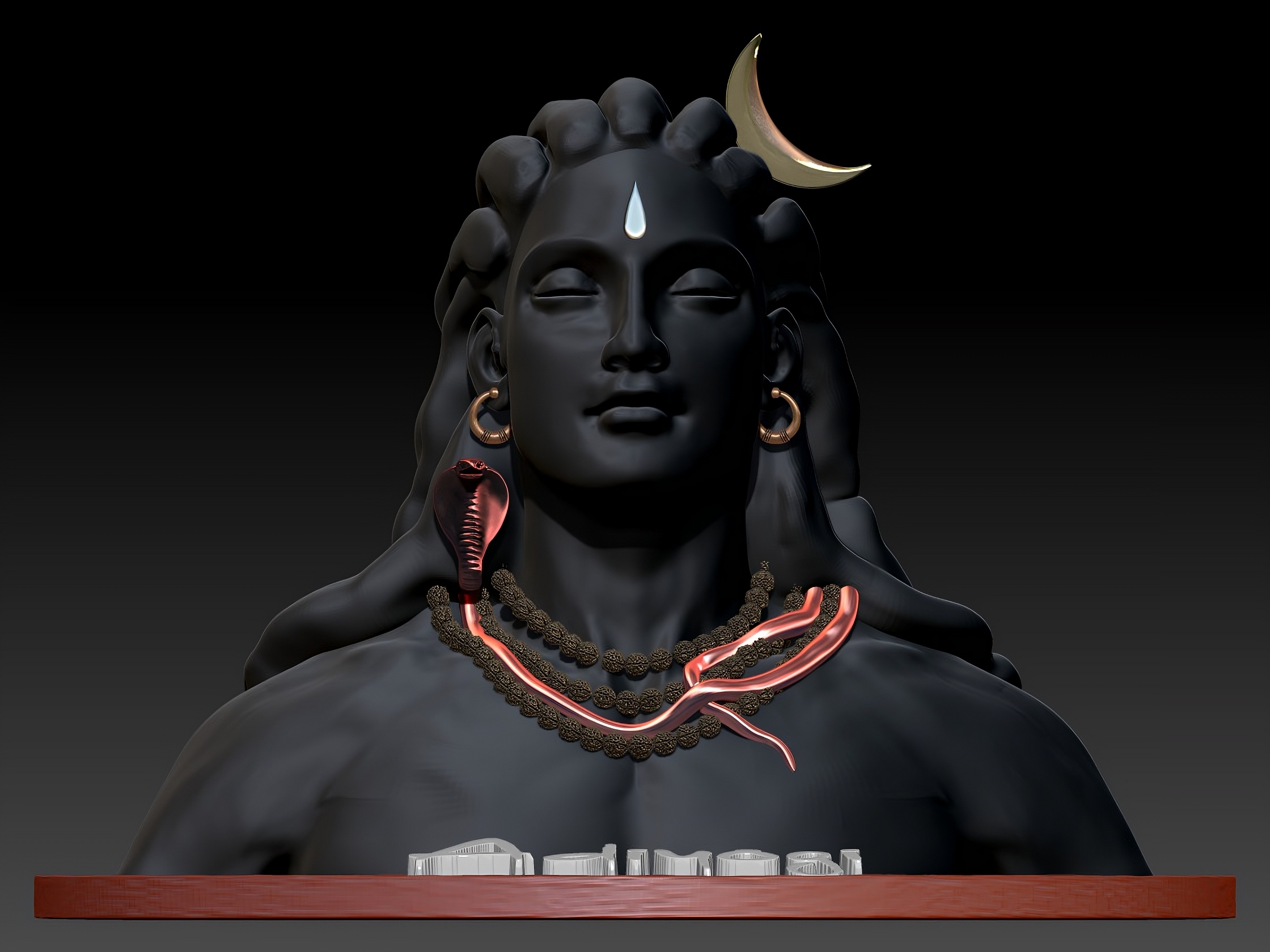 Adiyogi Shiva - adiyogi 3d