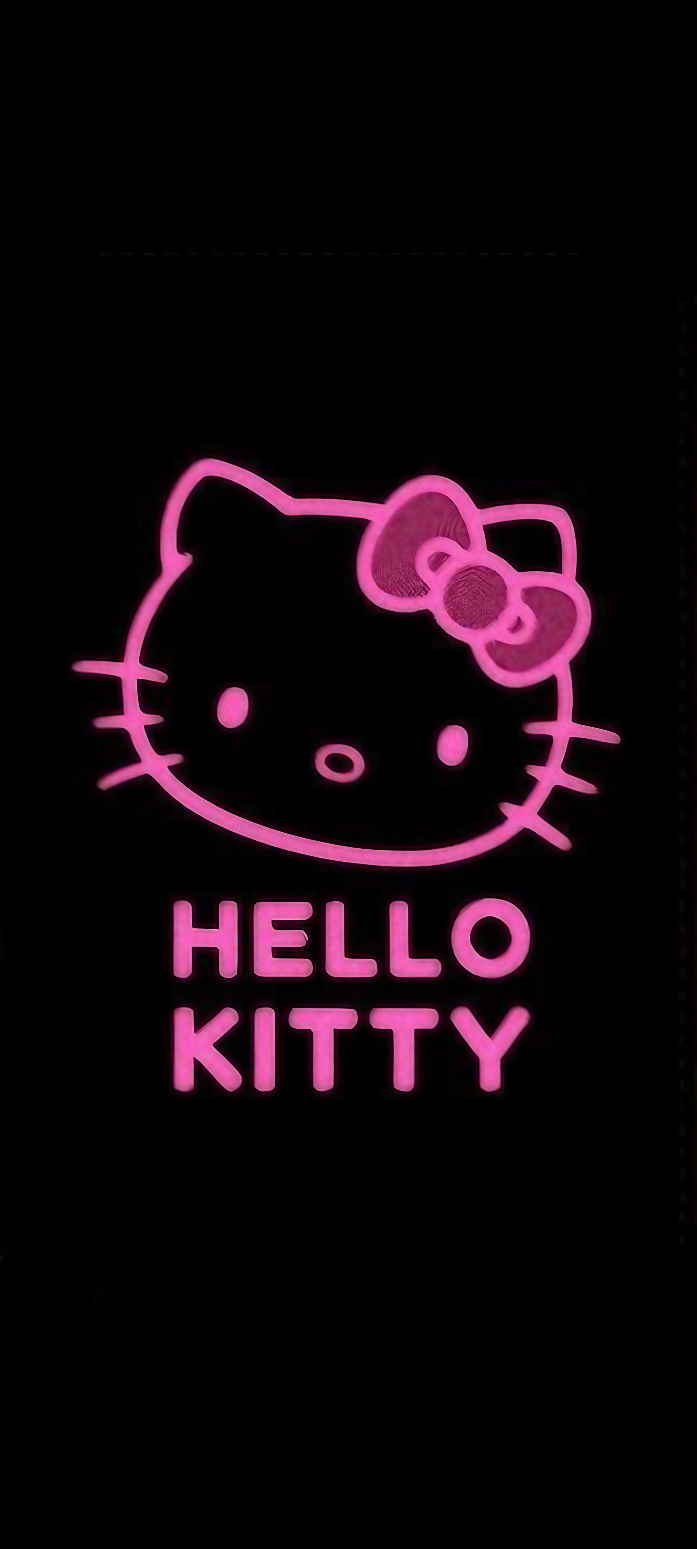 Y2k Hello Kitty - Black background hello kitty