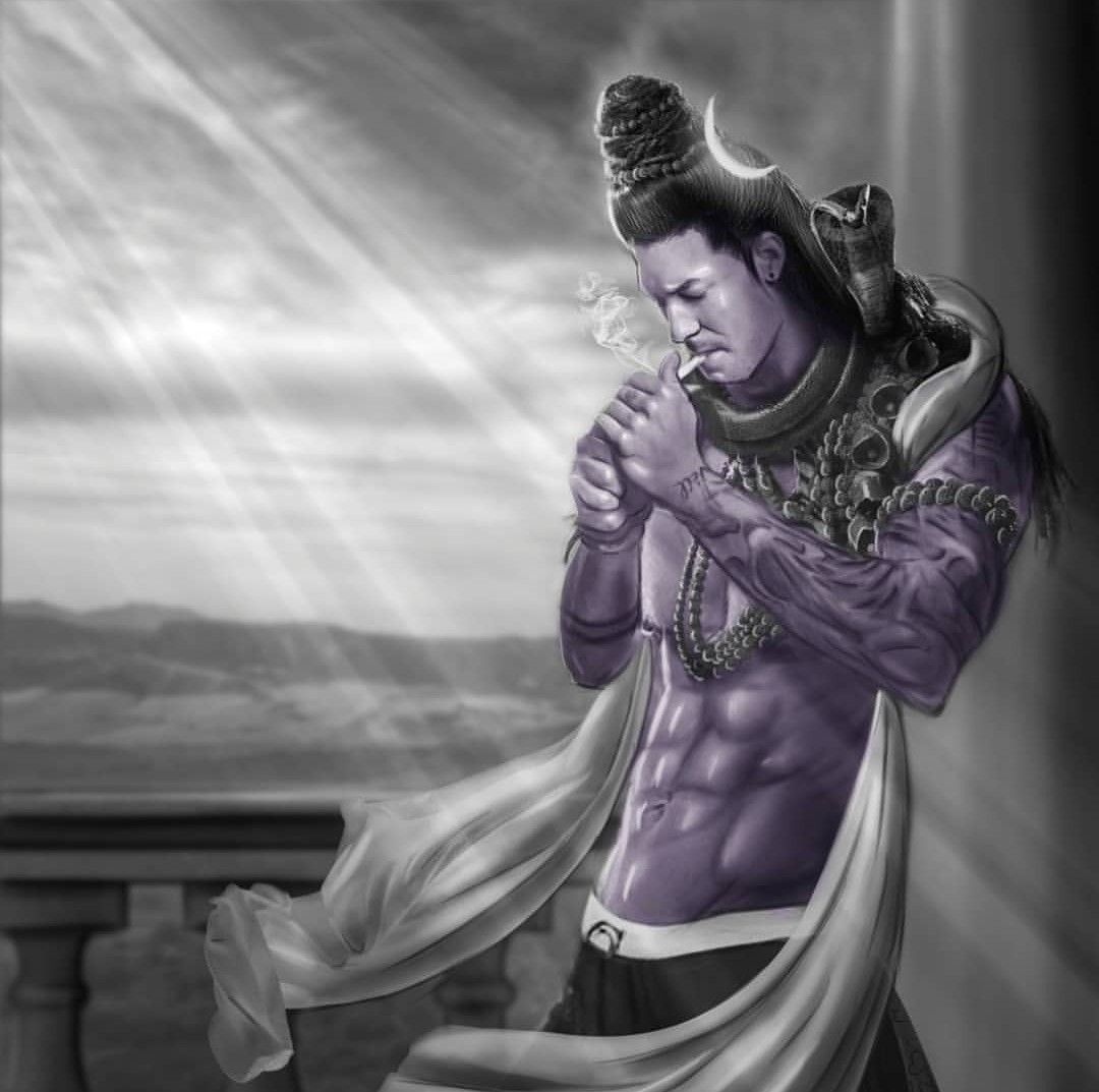 Lord Shiva Angry. Shiva the Destroyer