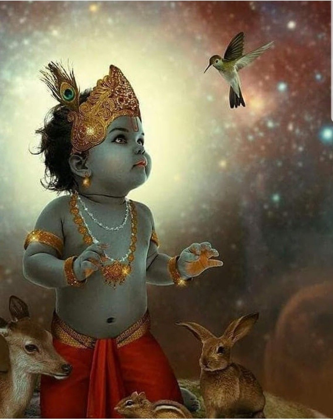 Cute Krishna Pics For - Baby Kanha