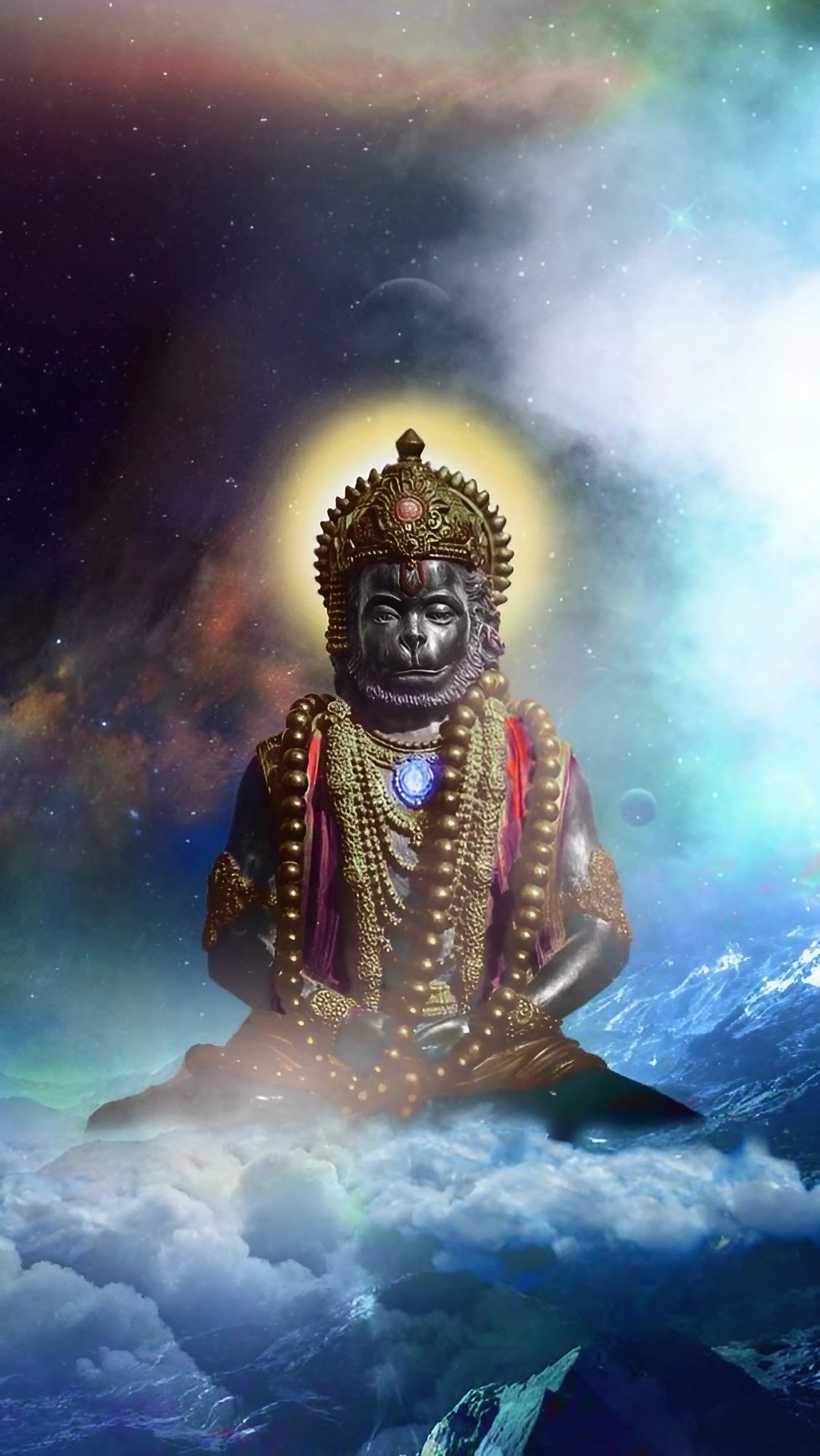 Shri Hanuman Ji Ke - Black Statue