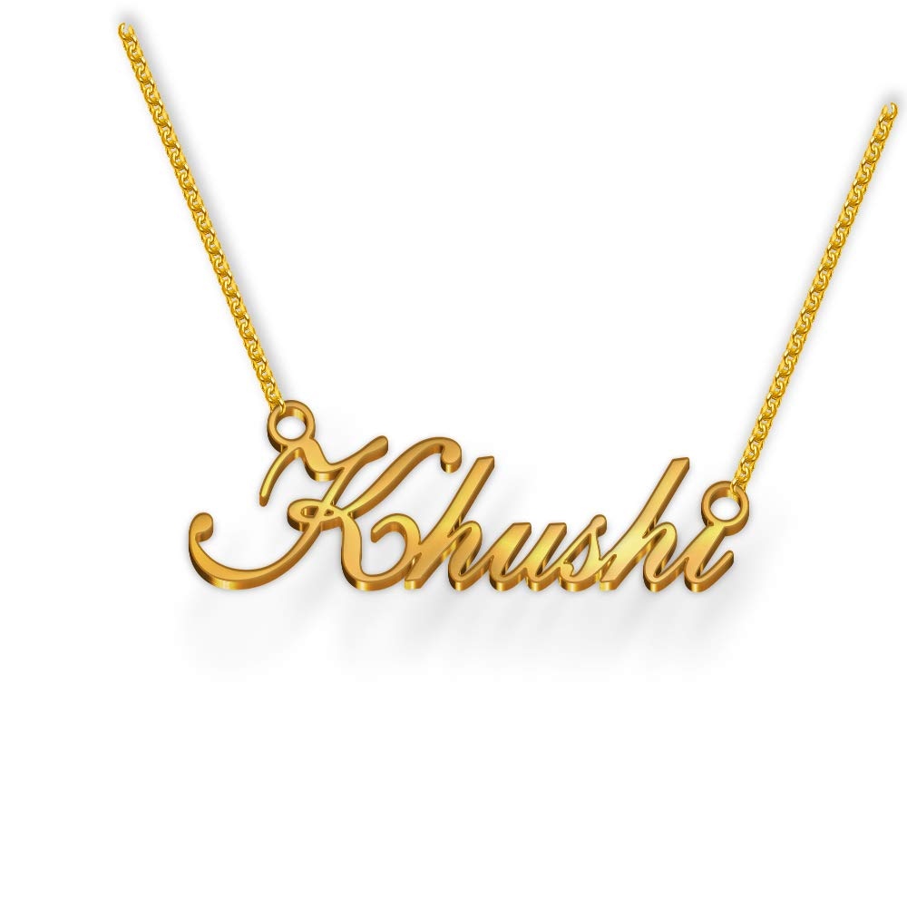 Khushi Name - Gold Pendant