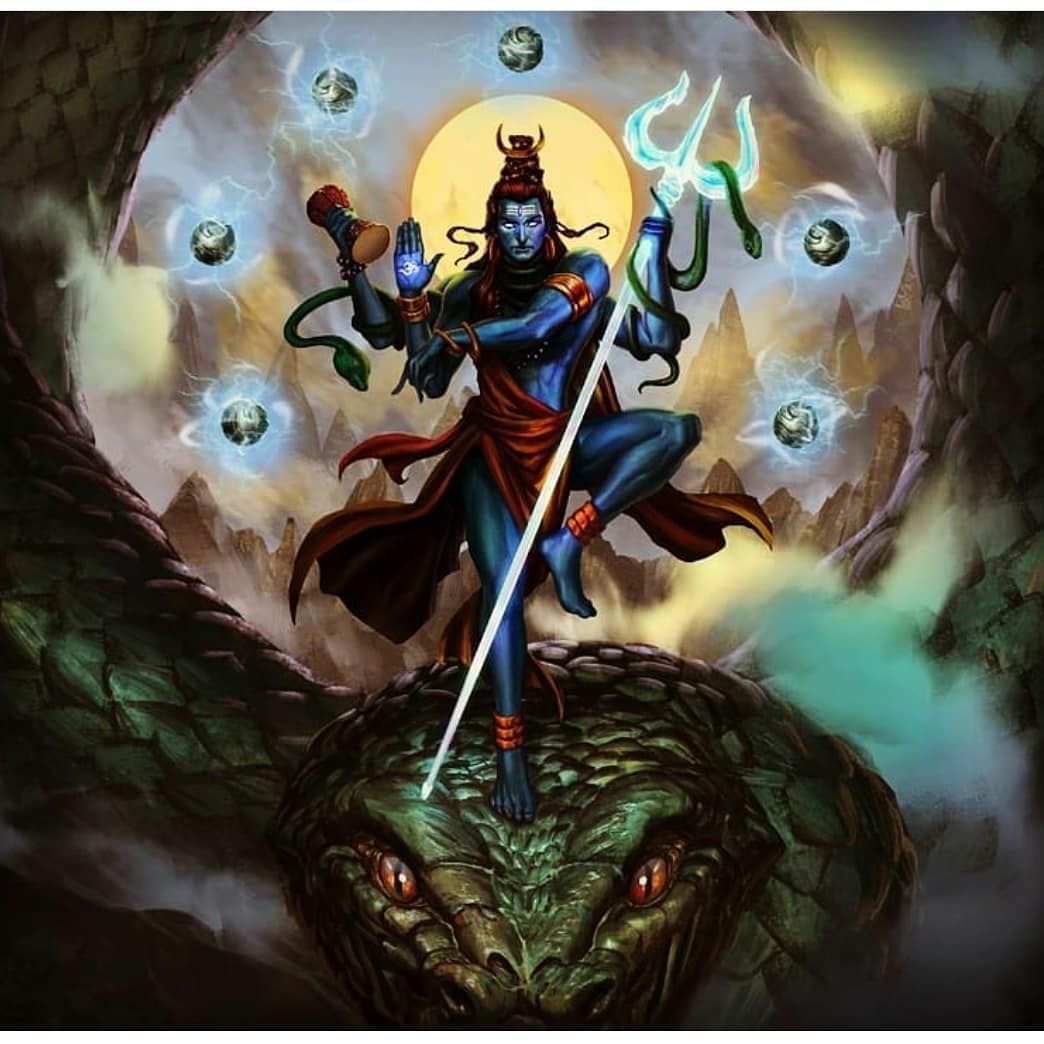 Lord Shiva Angry - Shesh Naag